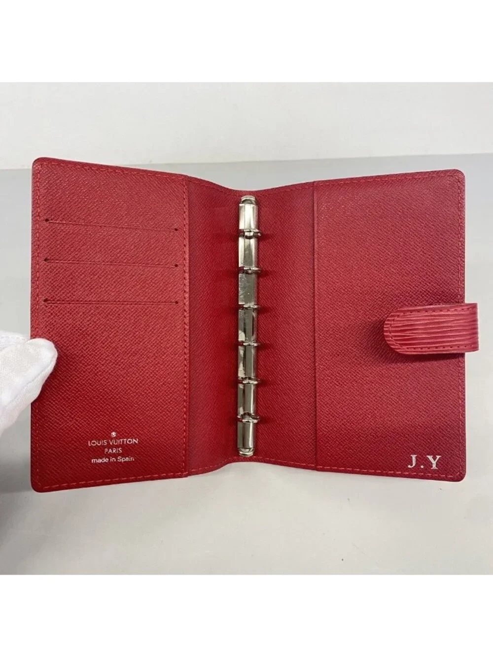 Louis Vuitton Notebook Cover Epi Agenda PM Rouge